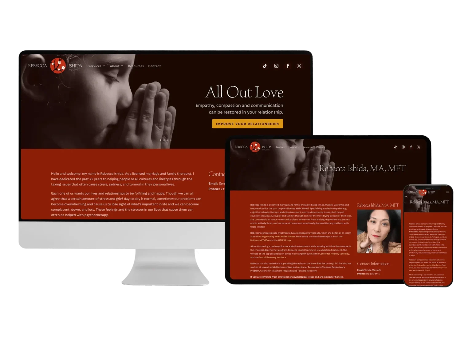 Brand Strategy & WordPress Web Design for Therapists