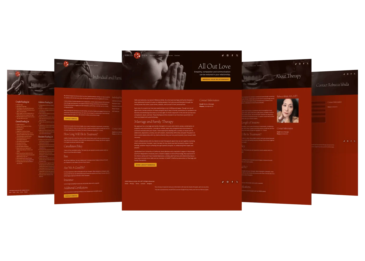 Brand Strategy & WordPress Web Design for Therapists